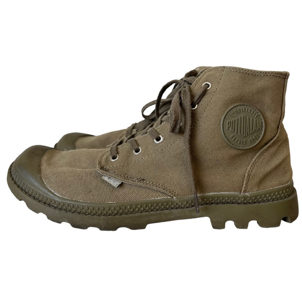 Palladium Mono Chrome Mens Casual Boots in Olive Night Sz 44